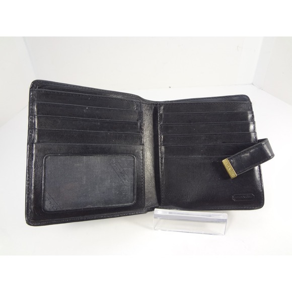 Old COACH Kisslock Long Wallet Black Modern kisslocks, vintage 